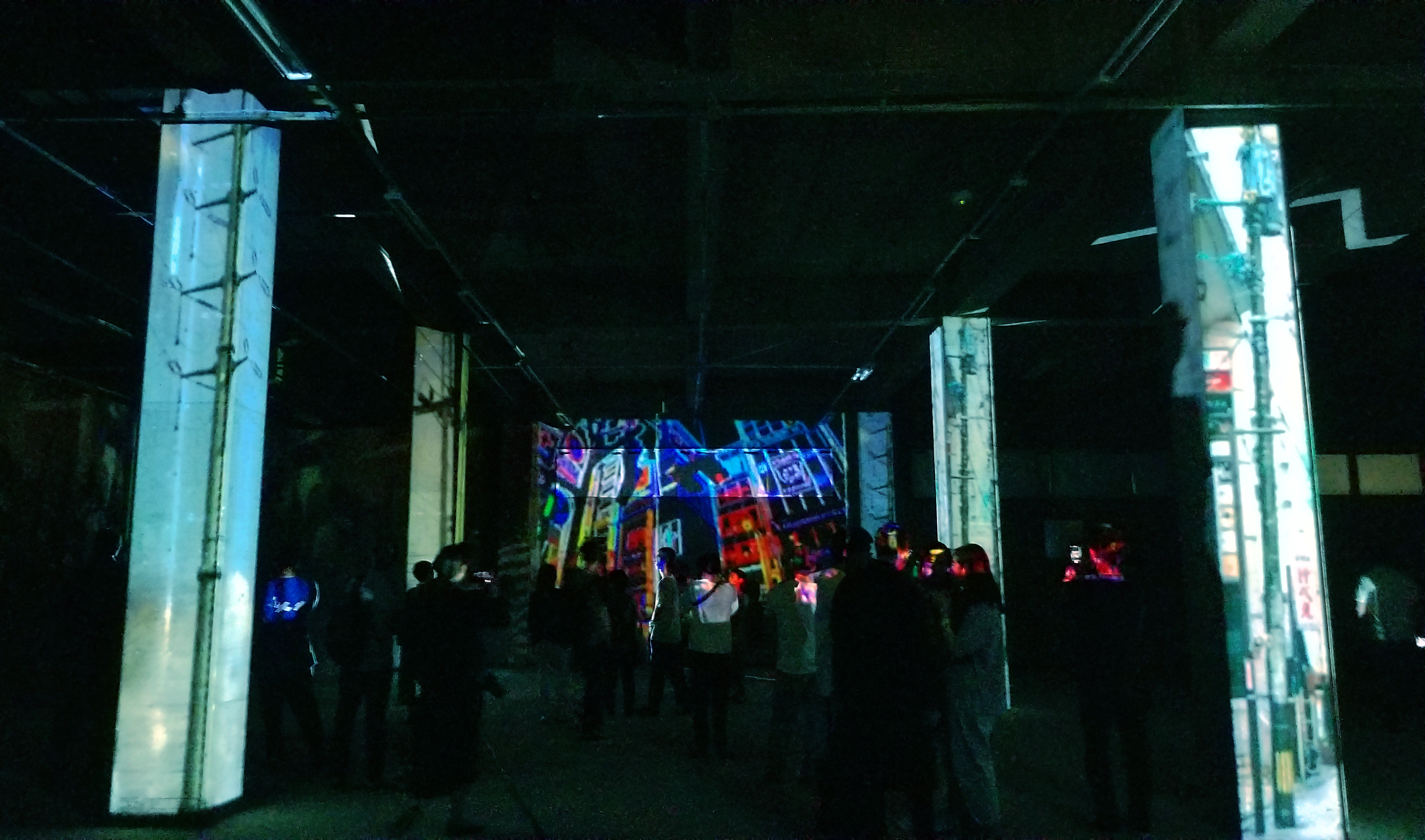 Projection Mapping at TERRADA Warehouse